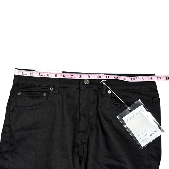 NWT Acne Studios Ace Stay Cash Skinny Black Denim Jeans Mens 33 - Picture 8 of 11